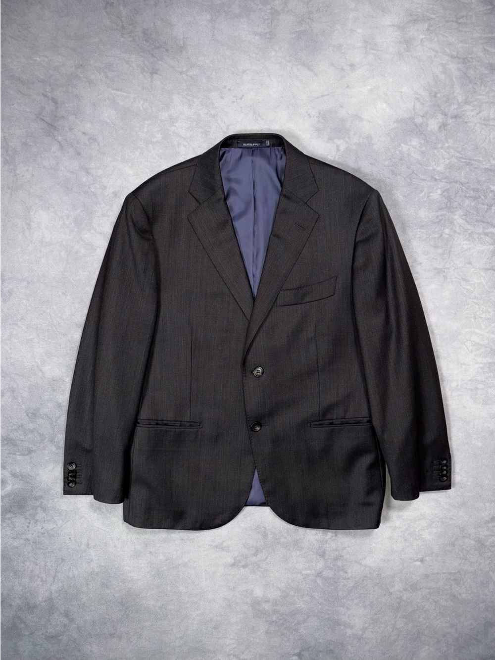 SUITSUPPLY Napoli Single Breasted Wool Gray Luxury Sport Blazer Jacket RRP700$+